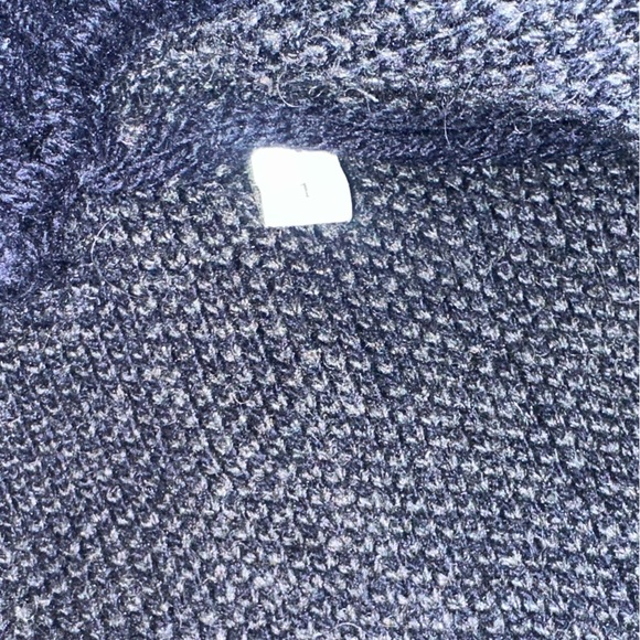 Sandro José Plaid Oversized V-neck Sweater with Rhinestones - Picture 5 of 7